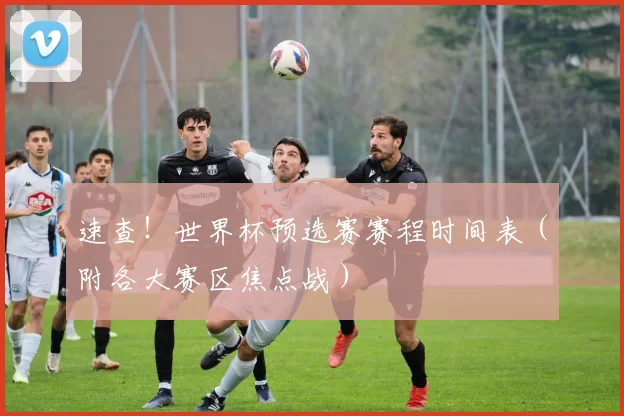 速查！世界杯预选赛赛程时间表（附各大赛区焦点战）